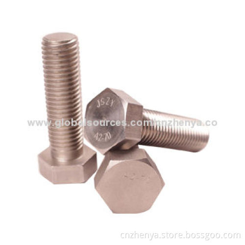 Hex Bolts with Full and Half Thread, 20 to 200mm Length